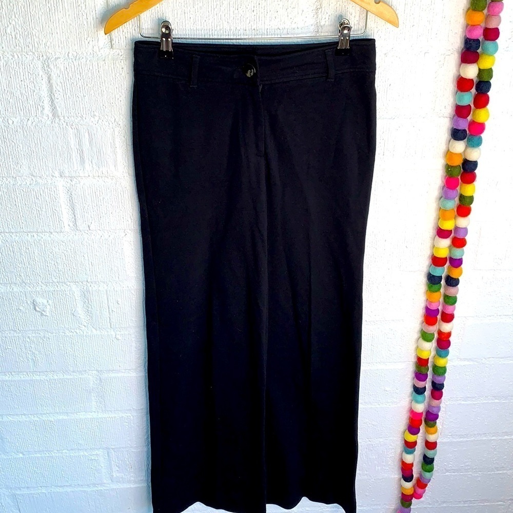 White House Black Market Wide Leg High Waisted Trouser Pants sz 4
